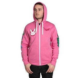 Overwatch Ultimate D.Va Zip-Up Hoodie L