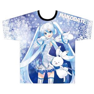 Snow Miku x Hirohako Full Graphic T-Shirt (Art by KEI)