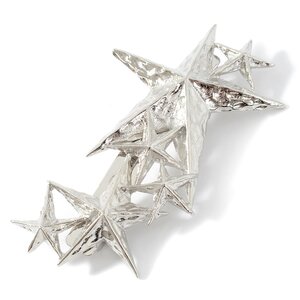 Magnet Many Stars Barrette Silver