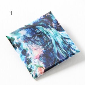 Vivid Worlds of sshigaraki Square Pin Badge Collection 1