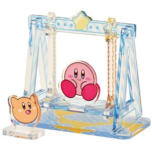 Kirby and Scarfy Swing Moving Acrylic Diorama Stand