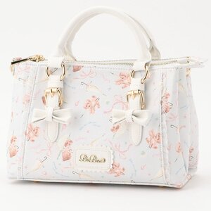 LIZ LISA Poodle Pattern Tote Bag White