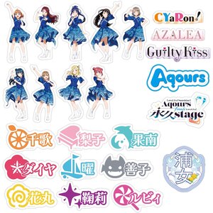 Love Live! Sunshine!! Aqours Finale LoveLive! —Eikyu stage— Memorial Stickers Set