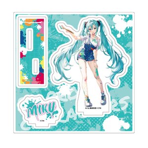 Piapro Characters Acrylic Stand Plate Hatsune Miku: Paint Ver.