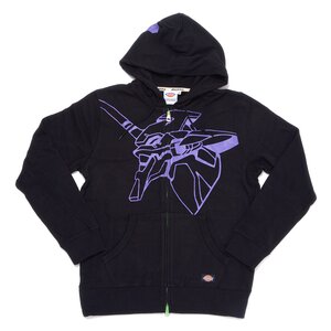 Evangelion x Dickies Unit-01 Graphic Print Zip-Up Hoodie Black XL