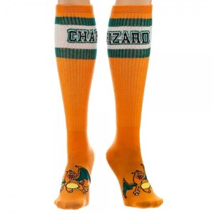 Charizard Orange Athletic Knee-High Socks | Pokémon