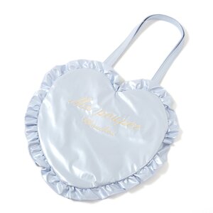 FLAPPER Heart Ruffle Tote Sax