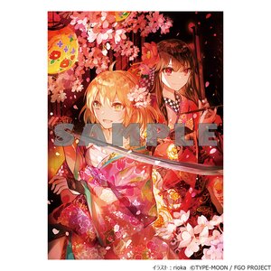 Fate/Grand Order A5-Size Acrylic Panel Collection Souji Okita & Nobunaga Oda (Illustration by rioka)