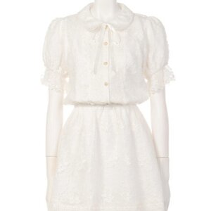 Swankiss Bouquet Dress White