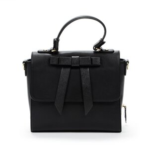 Honey Salon Long Ribbon Medium Bag Black