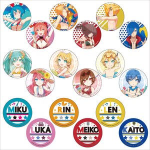 Hatsune Miku Summer Festival Trading Badges: Beach Festival Ver.