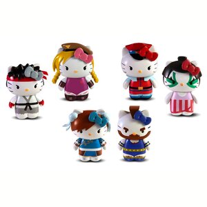 Sanrio x Street Fighter PVC Mini Figures Complete Set