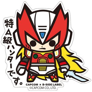 Capcom x B-Side Label Mega Man X Sticker Mega Man Zero