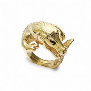 Lilou Animal Tail Crocodile Ring Size 11