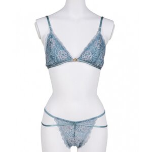 feast secret Blooming Ocean Bralette & Panty Set
