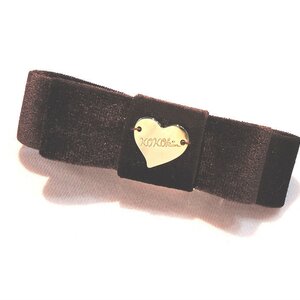 KOKOkim Ribbon Barrette Chocolate