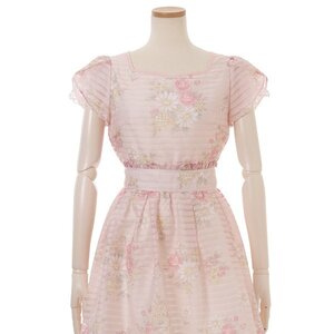 LIZ LISA Opal Flower Pattern Dress Pink