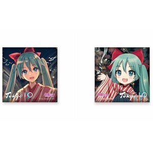 Hatsune Miku x Tokyo 150 Years Festival Collaboration Pin Badge Set of Both