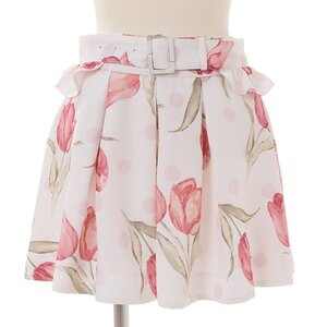 LIZ LISA Tulip Culottes Shorts White