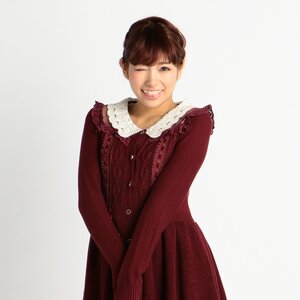 LIZ LISA Peplum Cardigan Bordeaux