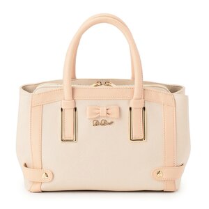 LIZ LISA Two Color Tote Bag Pink