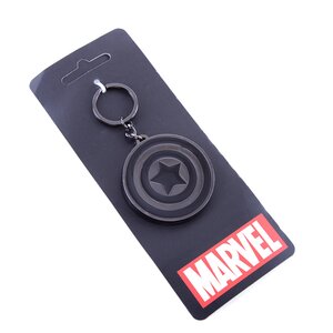 Bio World Marvel Comics Captain America Black Keychain