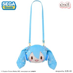 Snow Miku Fuwapuchi Face Shoulder Bag M [Pre-order]