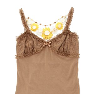 LIZ LISA Flowery Layering Camisole Mocha