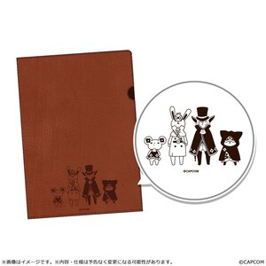 The Great Ace Attorney Leather-like File Usalock & Kumaris & Nyan Zieks & Nyasked Disciple [Pre-order]