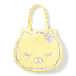 Oshamana Mie-chan Canvas Tote Yellow