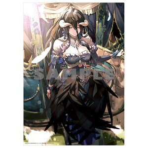 Overlord Albedo so-bin Illustration A4-Size Acrylic Board