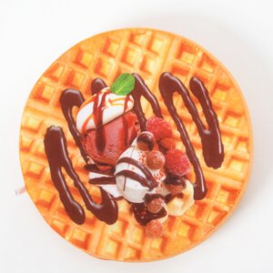 Big Sweets Cushion Chocolate Waffle