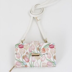 Honey Salon Vintage Tulip Smartphone Wallet White