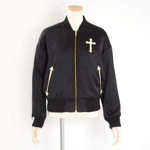 E Hyphen World Gallery BonBon Lace Up Cross Blouson Black