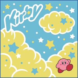 Kirby Super Star Jacquard Towels Blue