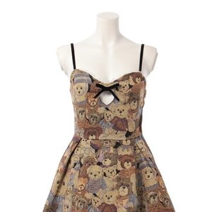 Swankiss 2-Way Gobelin Tapestry Dress Teddy Bears