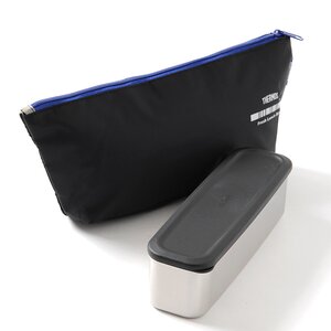 Thermos Fresh Lunch Stainless Bento Box Set Black