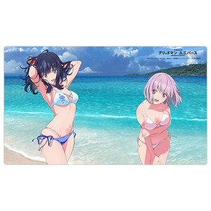 Gridman Universe Rubber Mat Rikka Takarada & Akane Shinjo: Swimsuit Ver. [Pre-order]
