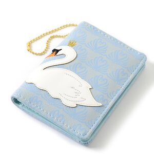 FLAPPER Swan Appliqué Pass Case Sax