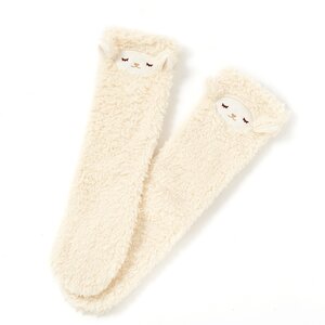 Hitsuji no Maple Slipper Socks Ivory