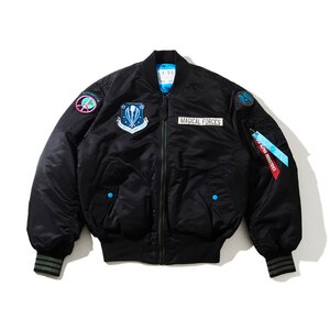 Hatsune Miku x ALPHA INDUSTRIES: LAM Rock Singer Ver. Limited MA-1 Jacket S