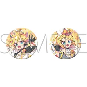 Hatsune Miku Series Kagamine Rin & Len Happy 14th Birthday Pin Badge Set  A