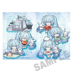 Snow Miku x Hirohako Clear File Folder Hirohako 25-26 Art by hanagata [Pre-order]