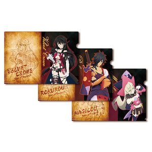Tales of Berseria Deluxe Clear File Folders Set of 3