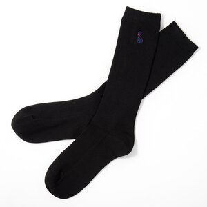 2015AW Cat Quarter Length Socks (29cm) Black