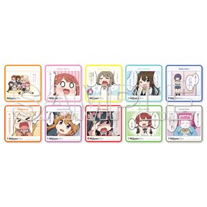 Nijiyon -Love Live! Nijigasaki High School Idol Club Yon Koma- General Election Selected Panels Trading Mini Towels Complete Box Set