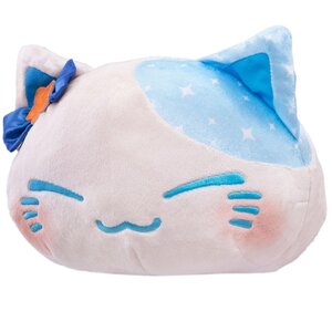 Nemuneko Cat Big Plushie Toy Blue [Pre-order]