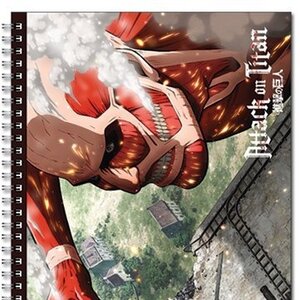 Attack On Titan Spiral-Bound Notebooks Colossal Titan