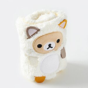 Rilakkuma Motto Nonbiri Neko Plushie Hand Towels Rilakkuma