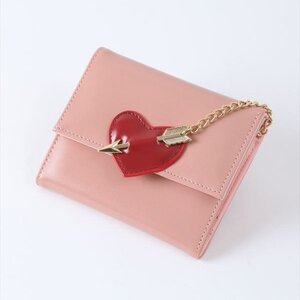 Honey Salon Heart Arrow Wallet Dusty Pink
